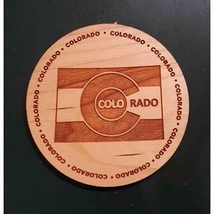 3.5" - Colorado Hardwood Coasters