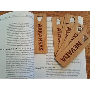 1.5" x 6" - Arkansas Hardwood Bookmarks