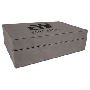 8.25" x 12.25" - Premium Leatherette Gift Boxes with Laser Cut Foam