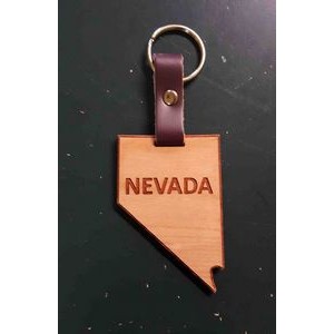 2" - Nevada Hardwood Keychains