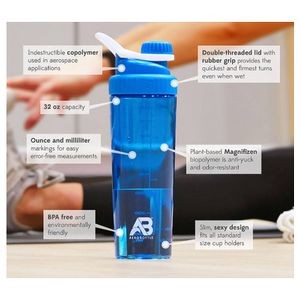 32 Oz. AeroBottle Primus Crystal Water & Shaker Bottle