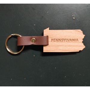 2" - Pennsylvania Hardwood Keychains