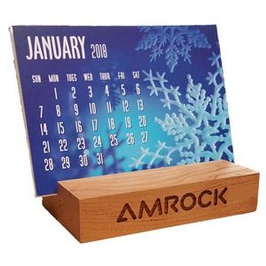 2" x 4" Hardwood Block - Holds everything from cell phones to calendars