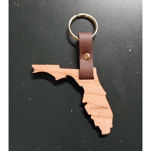 2" - Florida Hardwood Keychains
