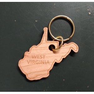 2" - West Virginia Hardwood Keychains