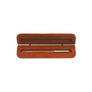 2.125" x 6.75" - Rosewood Wood Pen Case
