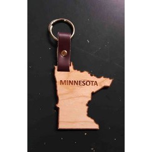 2" - Minnesota Hardwood Keychains