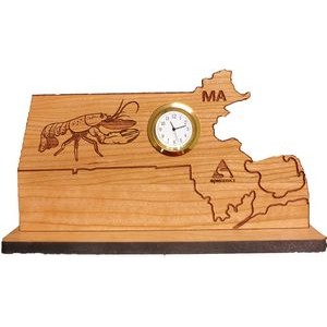6" x 8" - Massachusetts Hardwood Desktop Clocks