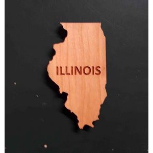 2" - Illinois Hardwood Magnets
