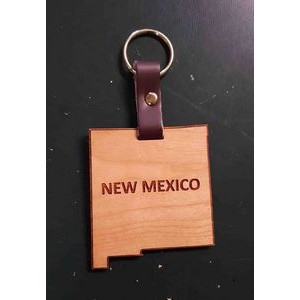 2" - New Mexico Hardwood Keychains