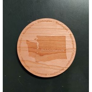3.5" - Washington Hardwood Coasters