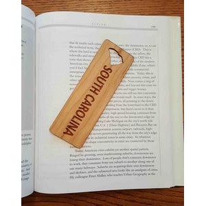 1.5" x 6" - South Carolina Hardwood Bookmarks