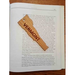 1.5" x 6" - Vermont Hardwood Bookmarks