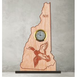 6" x 8" - New Hampshire Hardwood Desktop Clocks