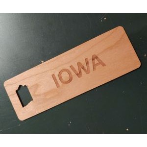 1.5" x 6" - Iowa Hardwood Bookmarks