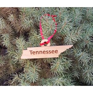 3.5" - Tennessee Customizable Hardwood Ornaments