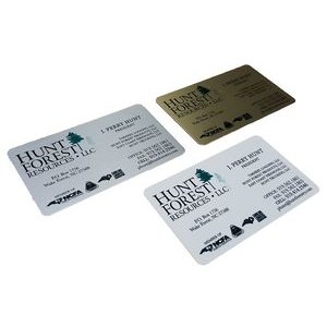 2" x 3.5" - Aluminum Business Cards