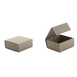 8" x 8" x 3" Kraft Magnetic Gift Boxes