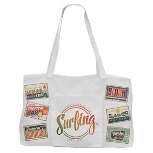 12" x 19" & 5" Gusset - Canvas Tote Bag