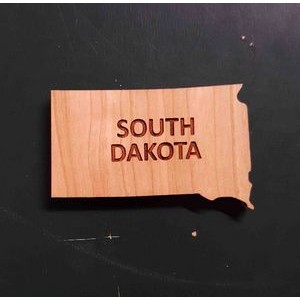 2" - South Dakota Hardwood Magnets