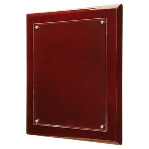 10.5" x 13" Acrylic and Rosewood Finish Plaques