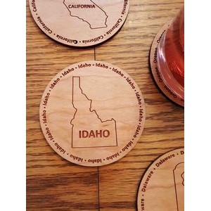 3.5" - Idaho Hardwood Coasters
