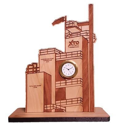 6" x 8" - Hardwood Clocks - Desk