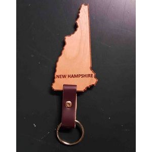 2" - New Hampshire Hardwood Keychains
