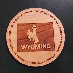 3.5" - Wyoming Hardwood Coasters