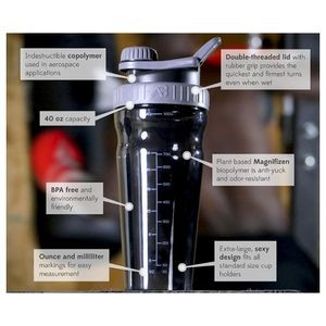 40 Oz. AeroBottle Magnus Water & Shaker Bottle
