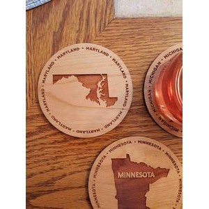 3.5" - Maryland Hardwood Coasters