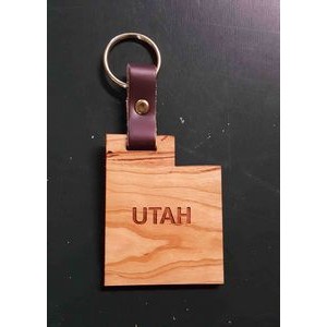2" - Utah Hardwood Keychains