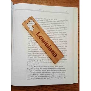 1.5" x 6" - Louisiana Hardwood Bookmarks