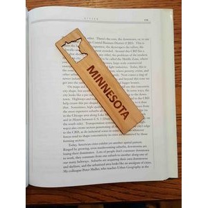 1.5" x 6" - Minnesota Hardwood Bookmarks