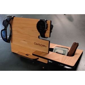 8" x 8" - Desk Organizer - Holds Phone, Glasses, Watch, Keys