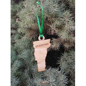 3.5" - Vermont Customizable Hardwood Ornaments