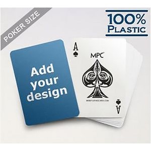 2.48" x 3.46" - Full Color Plastic Playing Cards