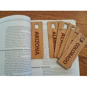 1.5" x 6" - Arizona Hardwood Bookmarks