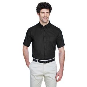 CORE 365 Men's Tall Optimum Short-Sleeve Twill Shirt
