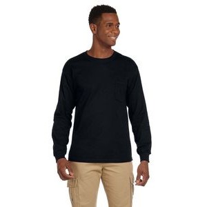 Gildan Adult Ultra Cotton Long-Sleeve Pocket T-Shirt
