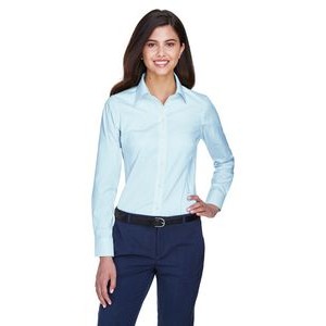 DEVON AND JONES Ladies' Crown Collection Solid Oxford Woven Shirt