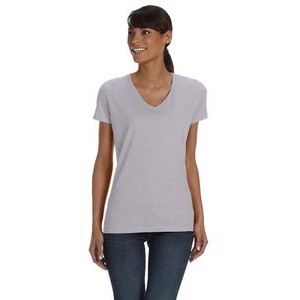 Fruit of the Loom Ladies' HD Cotton™ V-Neck T-Shirt