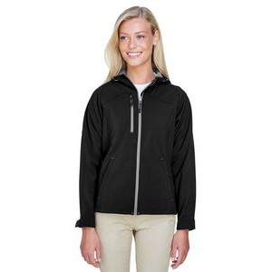 NORTH END Ladies' Prospect Two-Layer Fleece Bonded Soft Shell Hooded Jacket