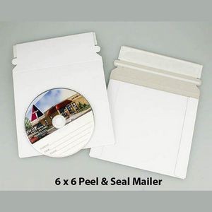 6x6 White Kraft Mailer (200/carton)