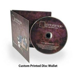 Square CD/DVD Wallet (1 or 2 pocket option)