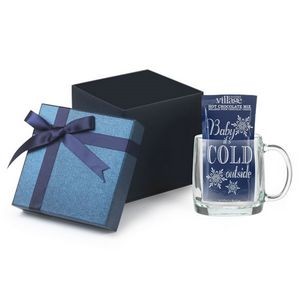 13 Oz. Nordic Clear Glass Mug w/Gift Box