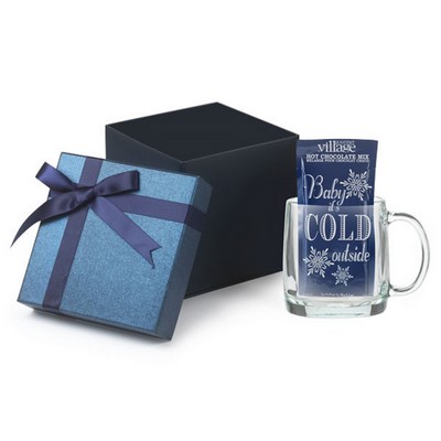13 Oz. Nordic Clear Glass Mug w/Gift Box
