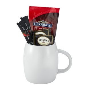 14 oz C-handle Ceramic Mug with Coffee Gift