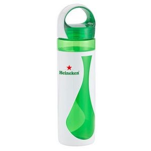 24 Oz. Marino White Water bottle with translucent color