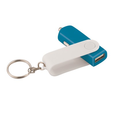 USB Car Charger Key Ring
